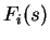 $ F_i(s)$