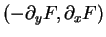 $ (-\partial_yF,\partial_xF)$