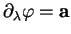 % latex2html id marker 37265
$ \partial_\lambda\varphi={\bf a}$