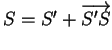 $ S=S'+\overrightarrow{S'S}$