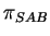 $ \pi_{SAB}$