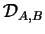 $ {\mathcal D}_{A,B}$