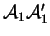 $ {\mathcal A}_1{\mathcal A}_1'$