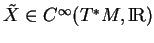 % latex2html id marker 14265
$ \tilde{X}\in C^\infty(T^*M,{\rm I\!R})$