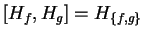 $ [H_f,H_g]=H_{\{f,g\}}$