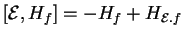 $ [{\mathcal E},H_f]=-H_f+H_{{\mathcal E}.f}$