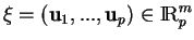 % latex2html id marker 11034
$ \xi=({\bf u}_1,...,{\bf u}_p)\in{\rm I\!R}^m_p$