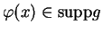 % latex2html id marker 11275
$ \varphi(x)\in{\rm supp }g$