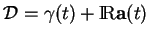 % latex2html id marker 19765
$ {\mathcal D}=\gamma(t)+{\rm I\!R}{\bf a}(t)$