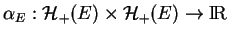 % latex2html id marker 22942
$\displaystyle \alpha_E:{\mathcal H}_+(E)\times{\mathcal H}_+(E)\to {\rm I\!R}
$