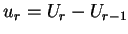 $ u_r=U_r-U_{r-1}$